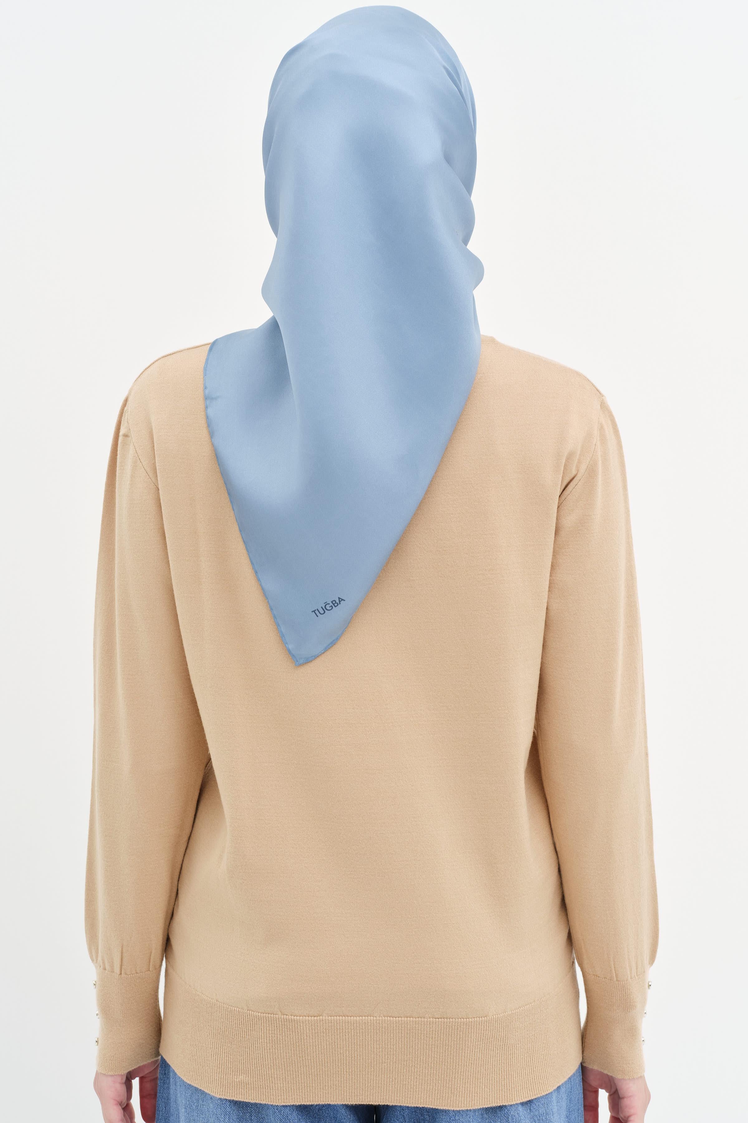 V Yaka Kol Düğme Detaylı Kazak - Camel TUGBA