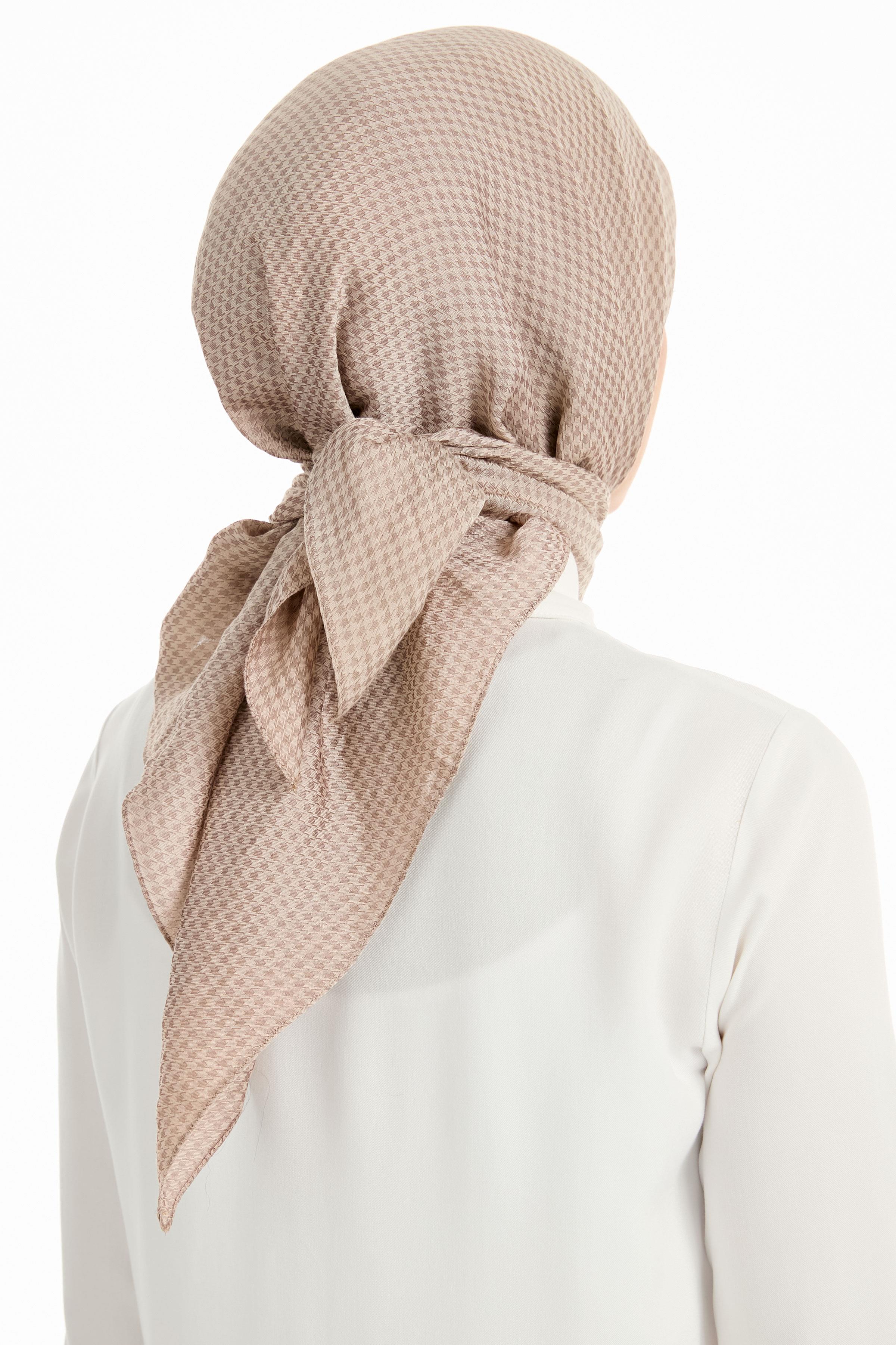 Kazayağı Desen Viskon Eşarp - Taş TUGBA