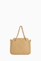 Zincir Kulplu Satchel Çanta - Vizon TUĞBA