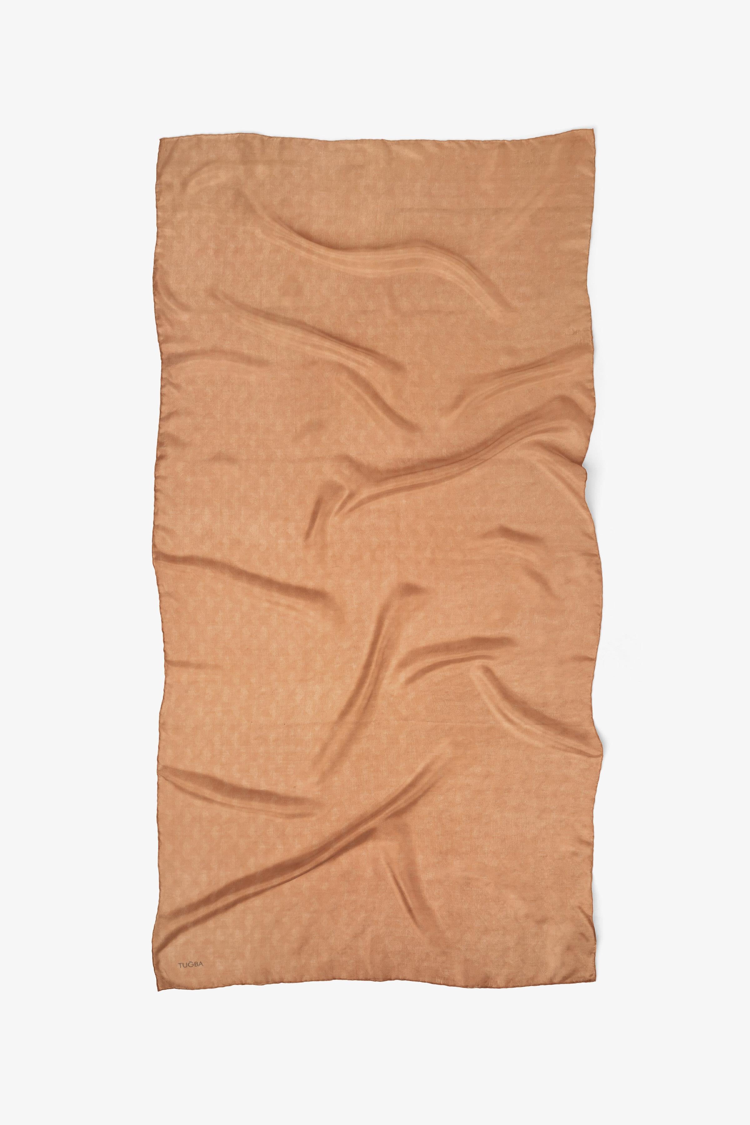 Zikzak Desenli Nehir Şal - Taba TUGBA