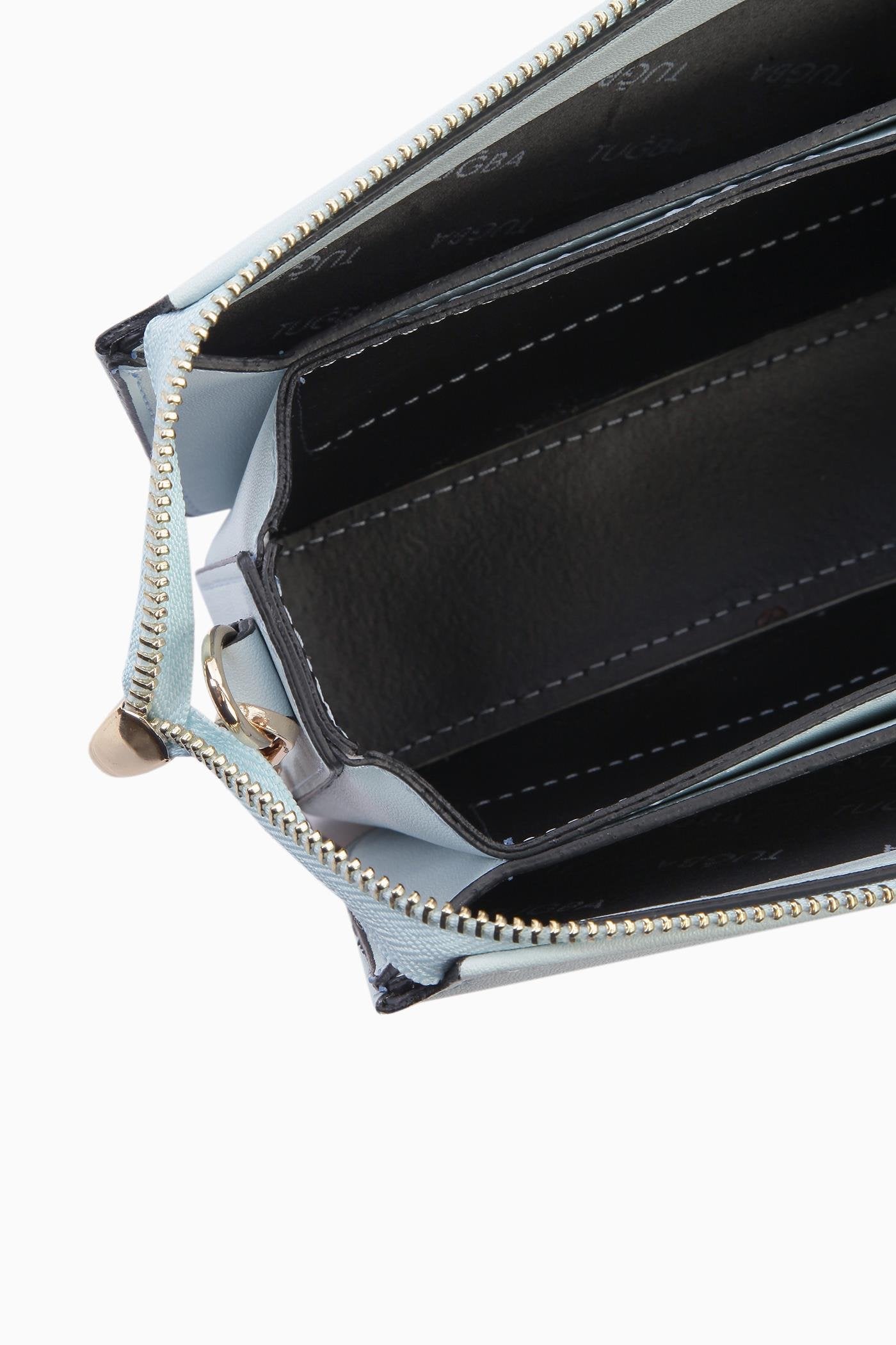 Zincir Askılı Coach Çanta - Açık Mavi TUGBA