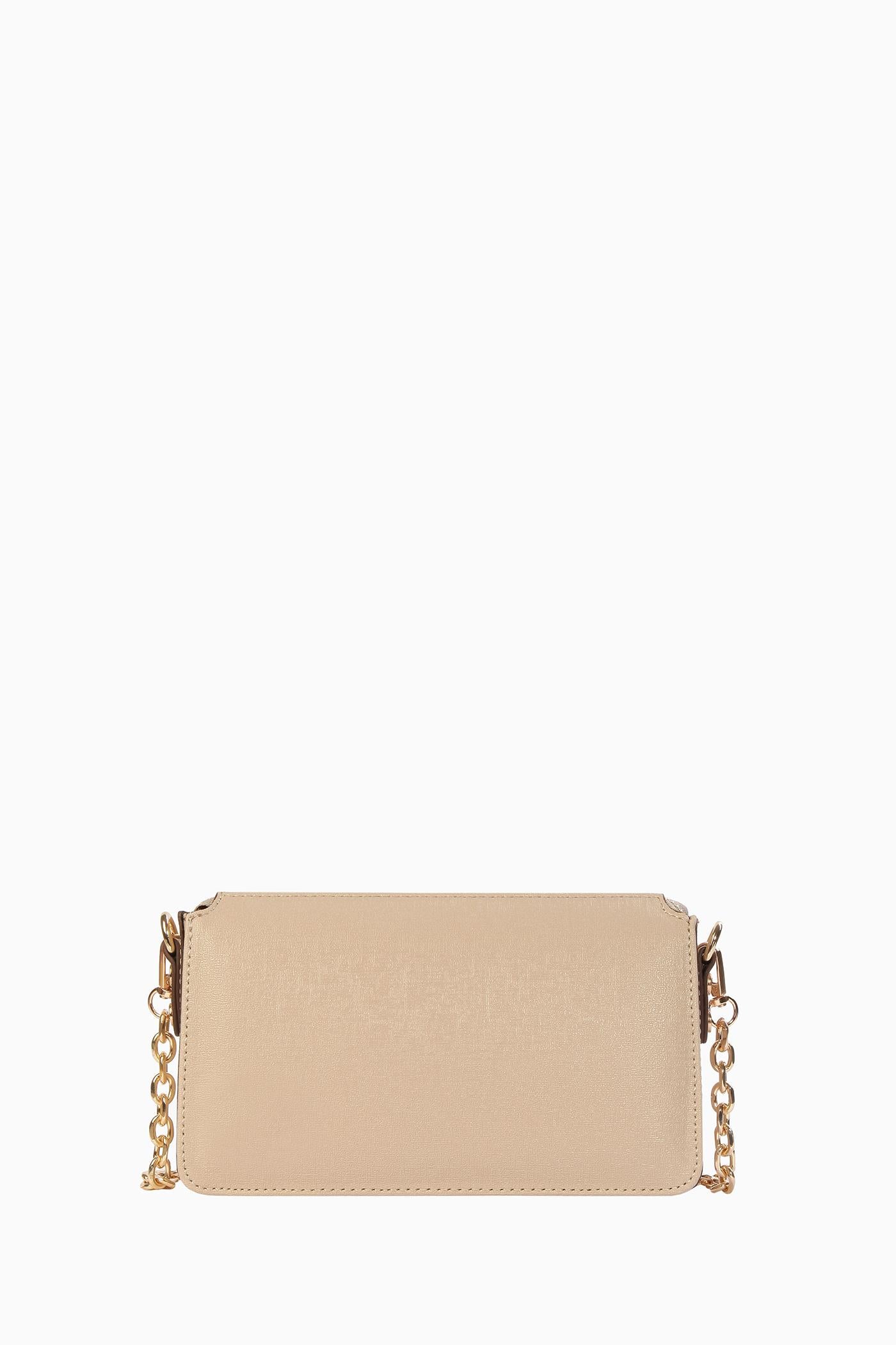 Zincir Askılı Kulplu Çanta - Taş TUGBA