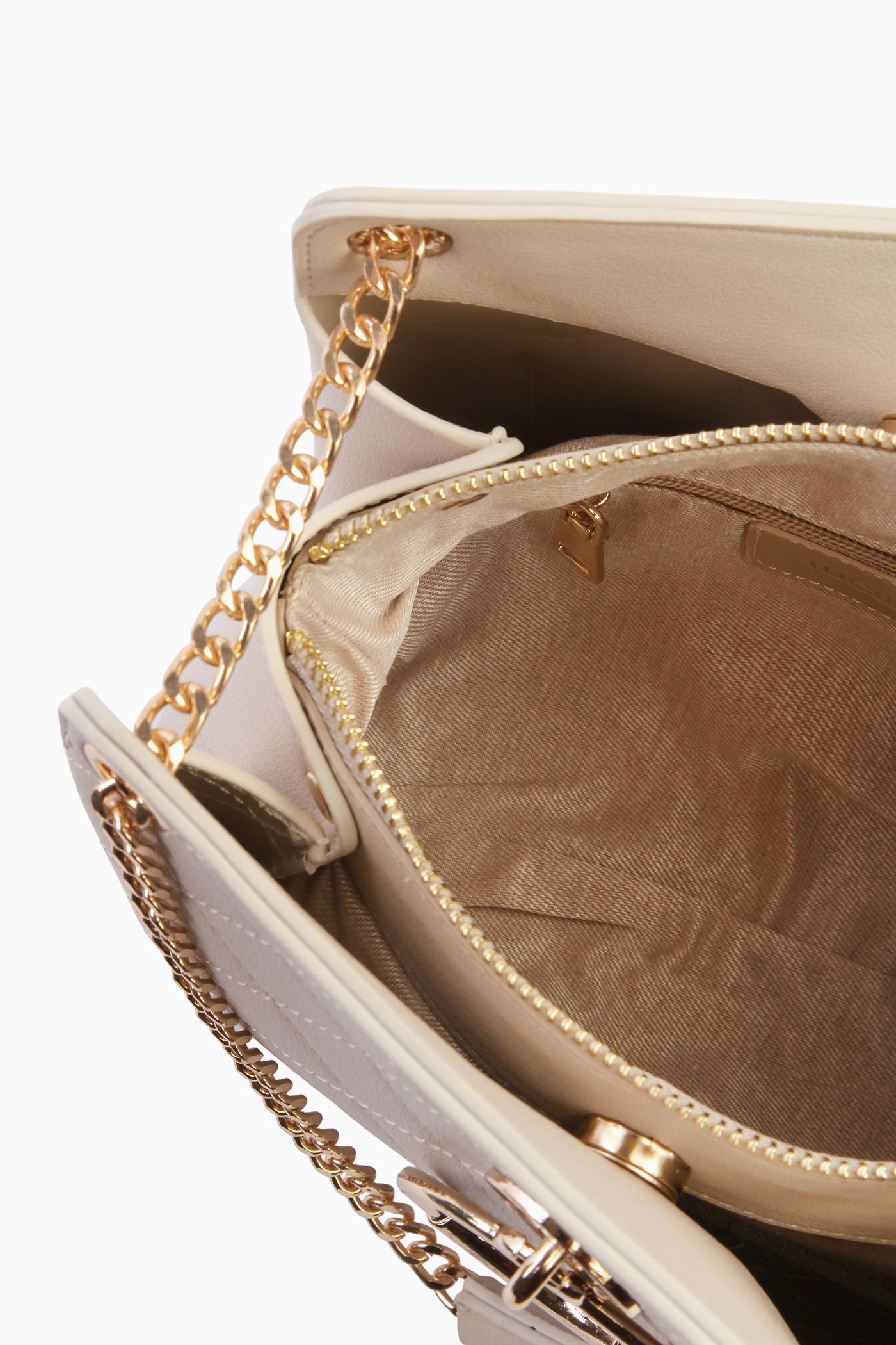 Zincir Askılı Satchel Çanta - Taş TUGBA