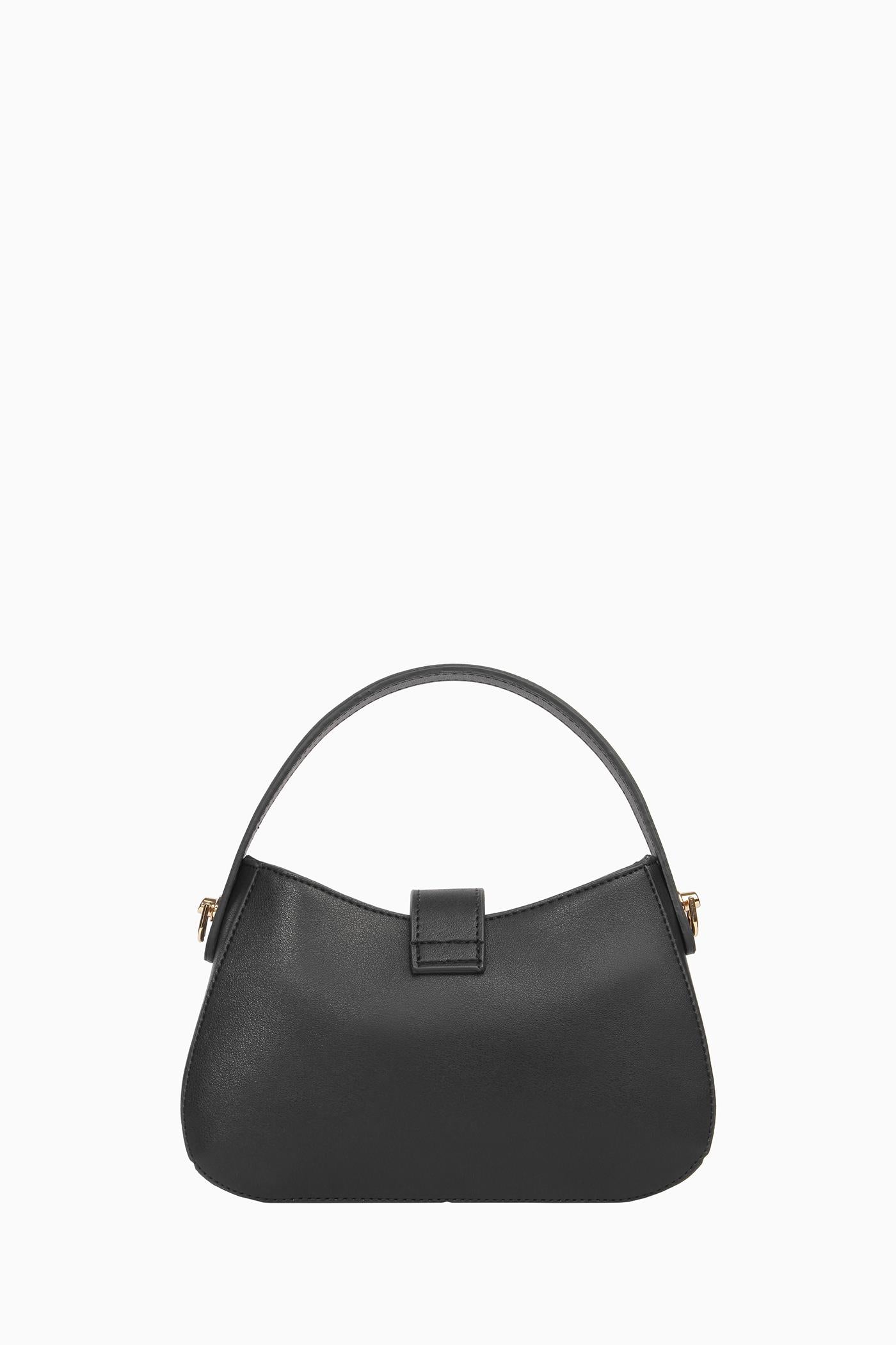 Zincir Detaylı Mini Çanta - Siyah TUGBA