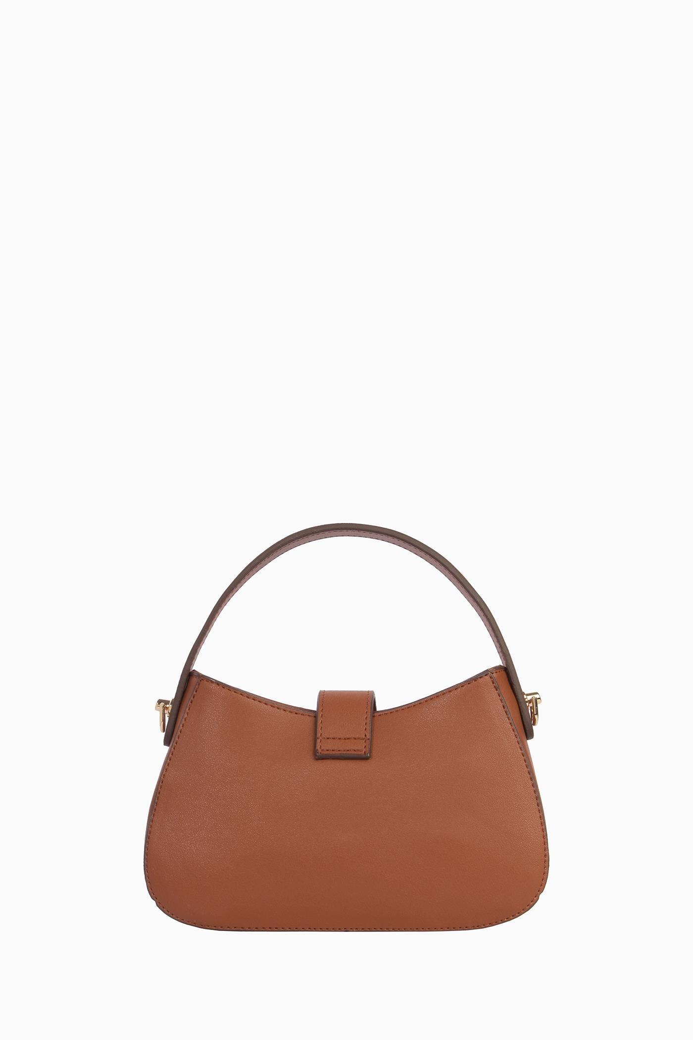 Zincir Detaylı Mini Çanta - Taba TUGBA