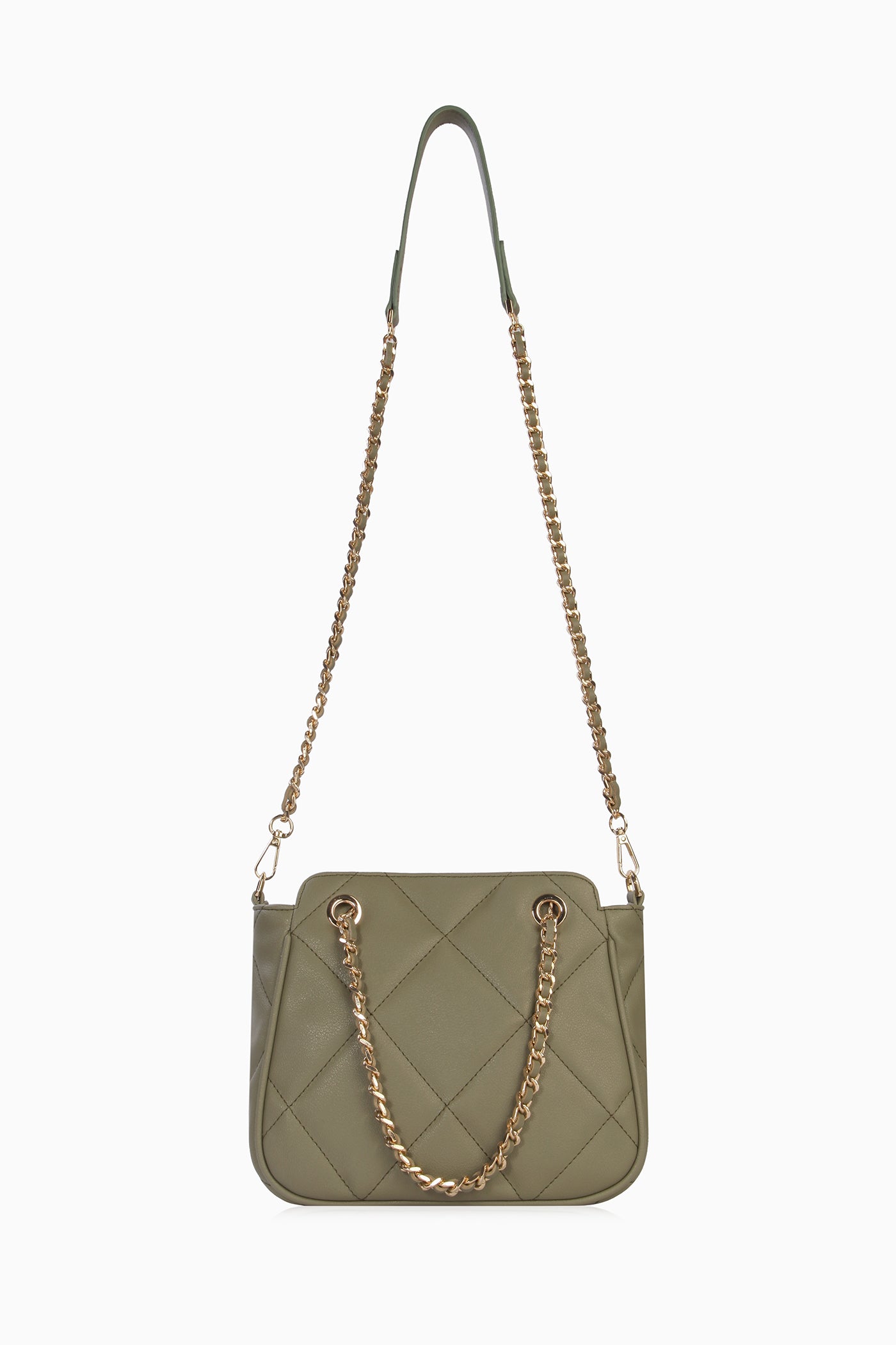 Zincir Kulplu Satchel Çanta - Mint TUGBA