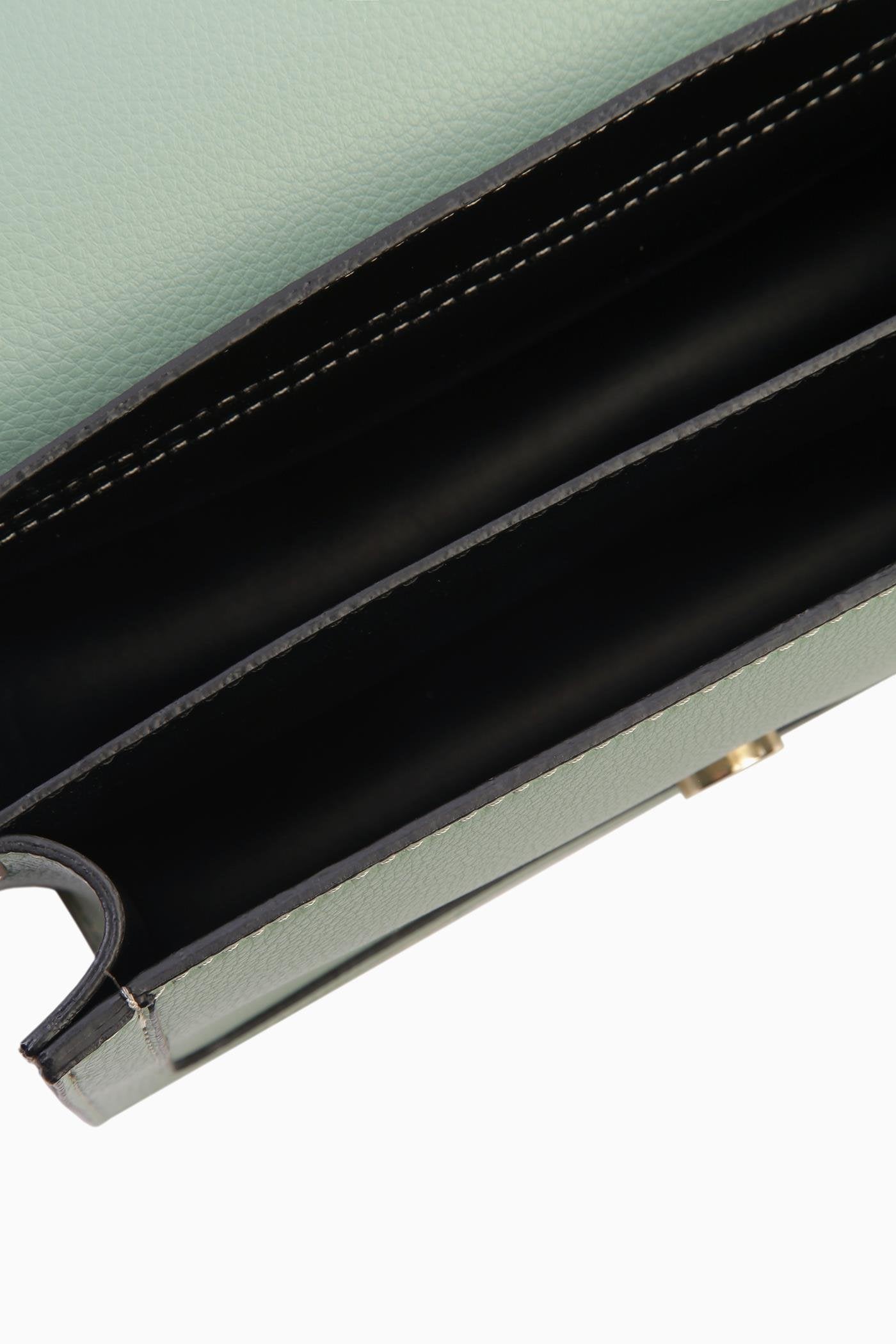 Zincirli Flap Çanta - Su Yeşili TUGBA