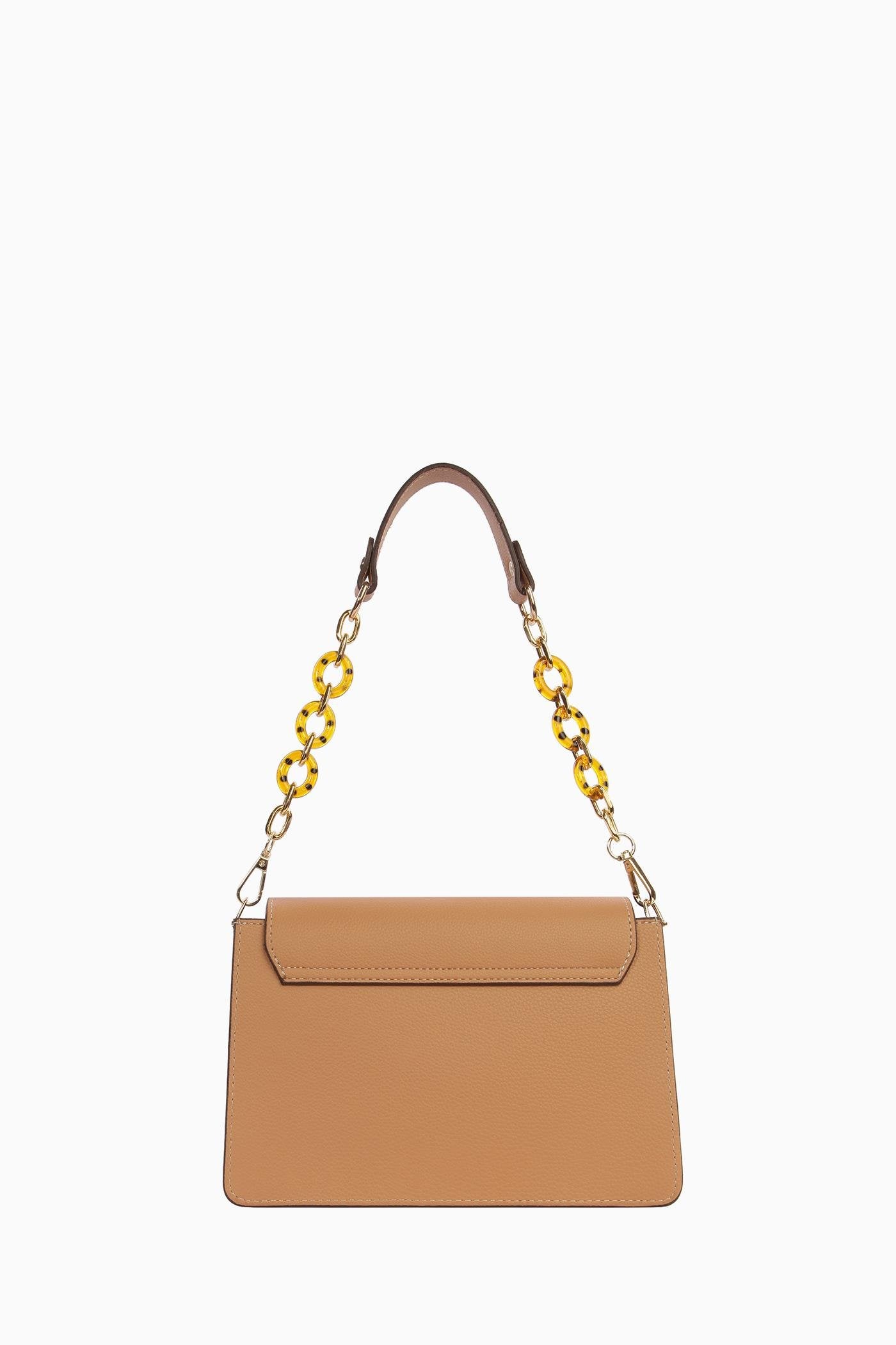 Zincirli Flap Çanta - Ten TUGBA