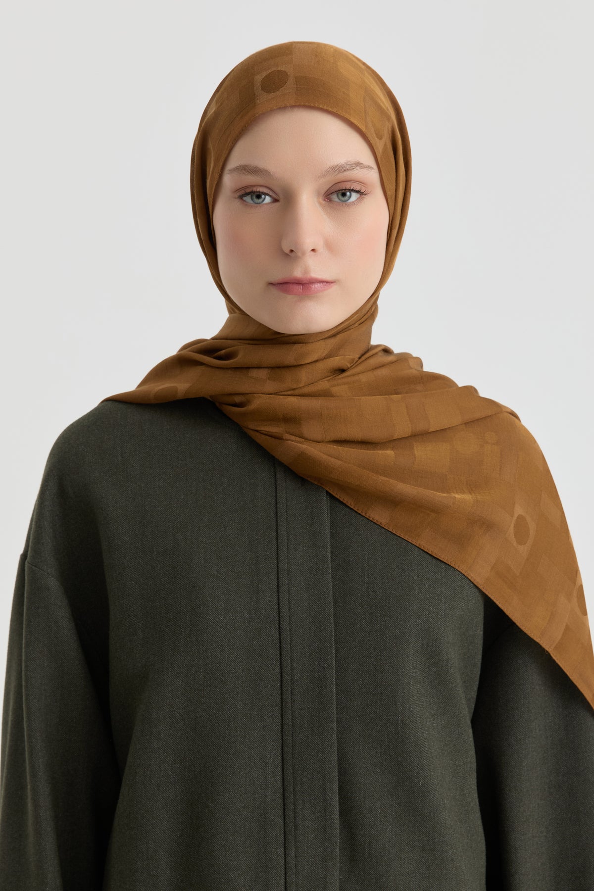 Miray Jakar Natural Şal - Camel TUGBA