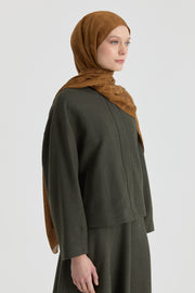 Miray Jakar Natural Şal - Camel TUGBA
