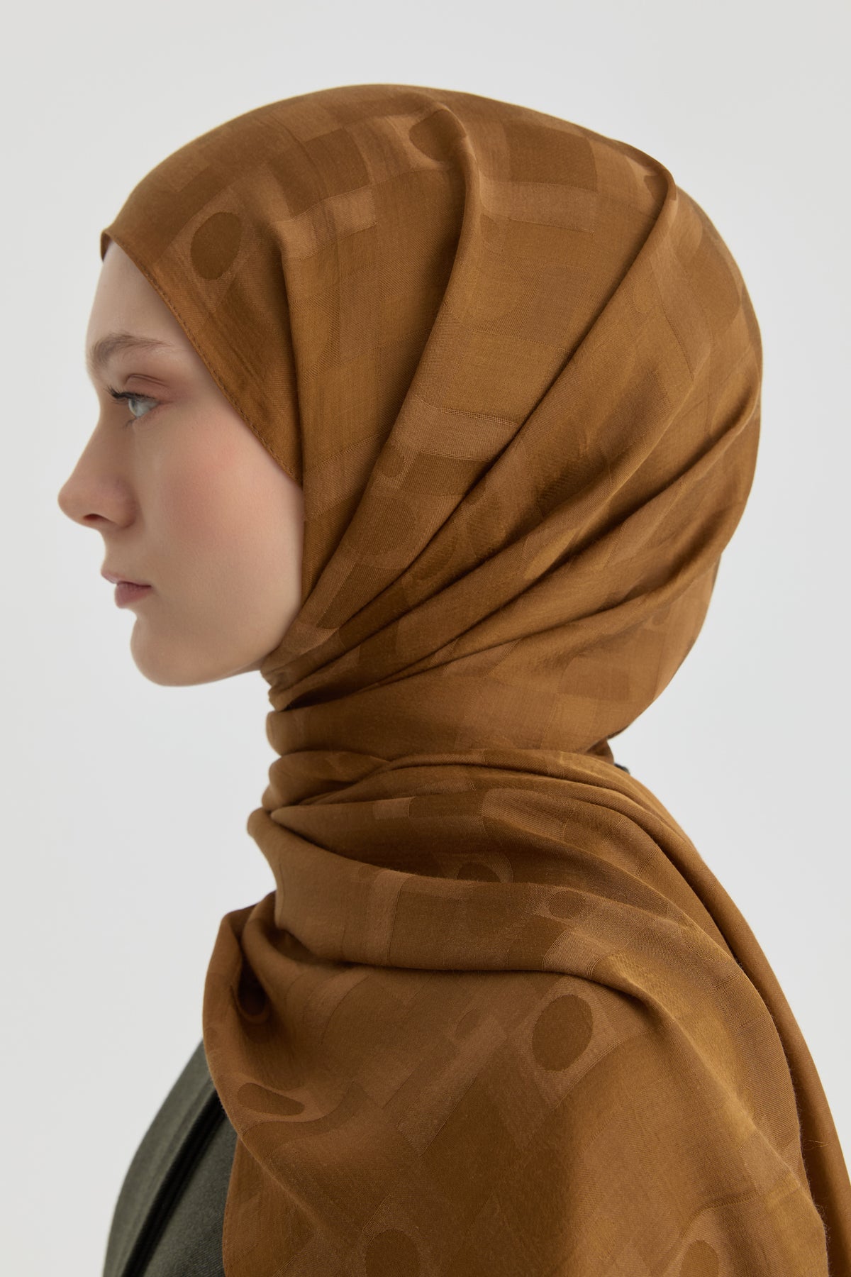Miray Jakar Natural Şal - Camel TUGBA