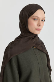Miray Jakar Natural Şal - Acı Kahve TUĞBA