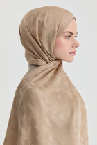 Miray Jakar Natural Şal - Vizon TUGBA