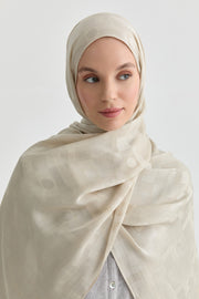Miray Jakar Natural Şal - Taş TUGBA