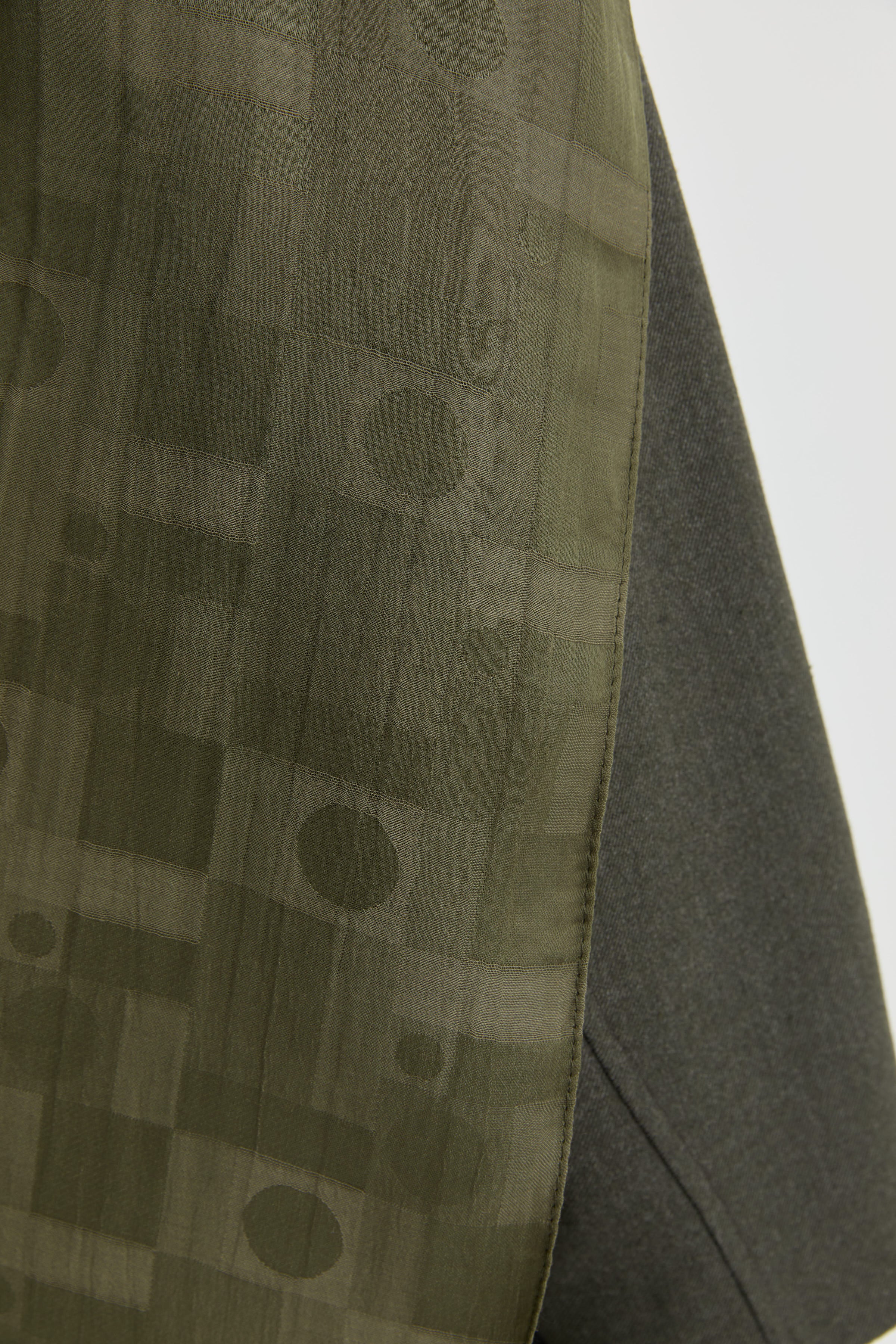 Miray Jakar Natural Şal - Haki TUGBA