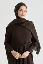 Serra Jakar Natural Şal - Acı Kahve TUGBA