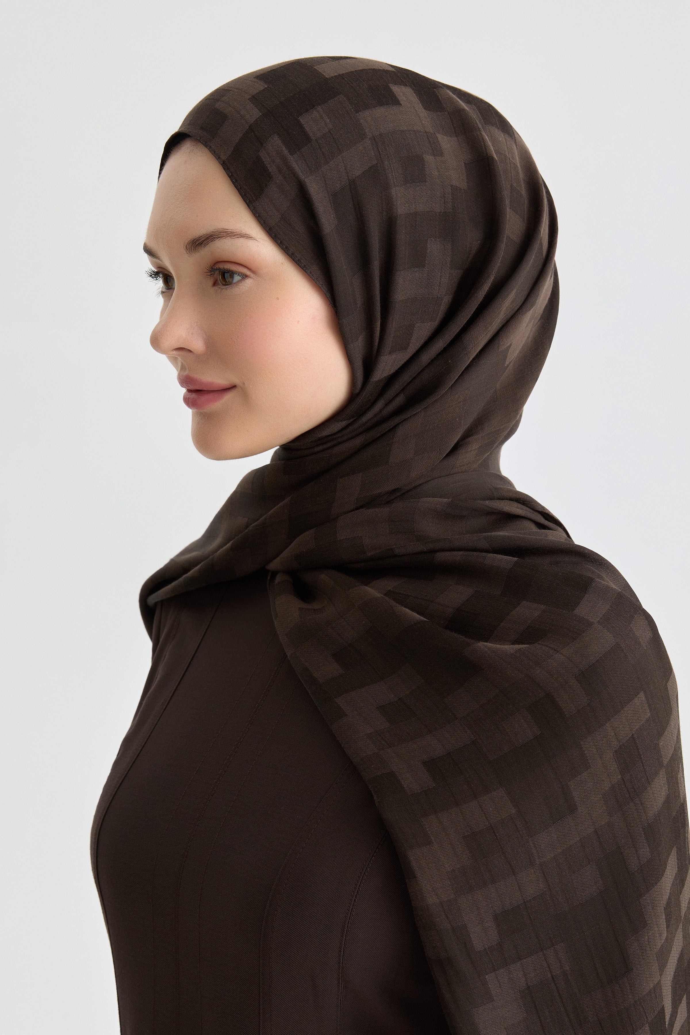 Serra Jakar Natural Şal - Acı Kahve TUGBA