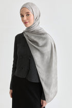 Serra Jakar Natural Şal - Gümüş TUGBA