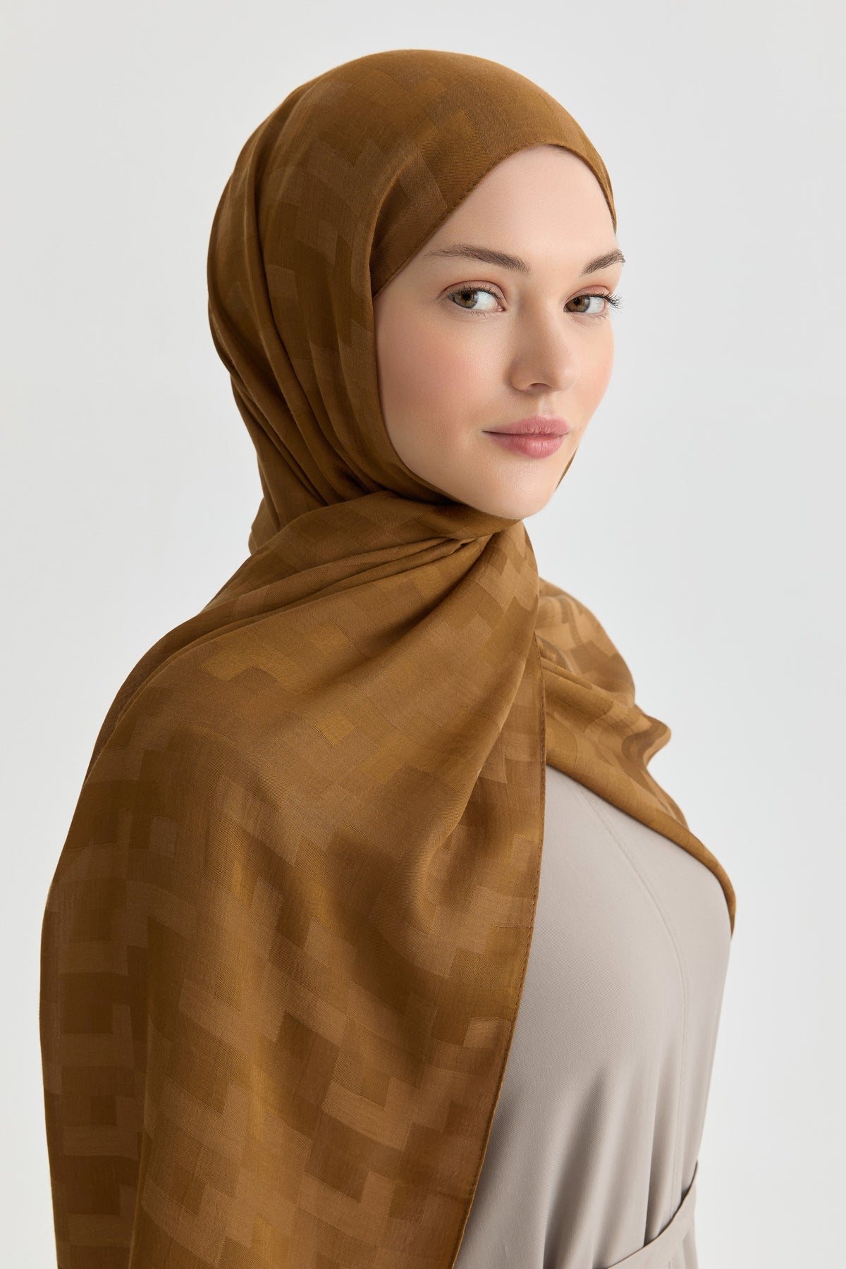 Serra Jakar Natural Şal - Camel TUGBA