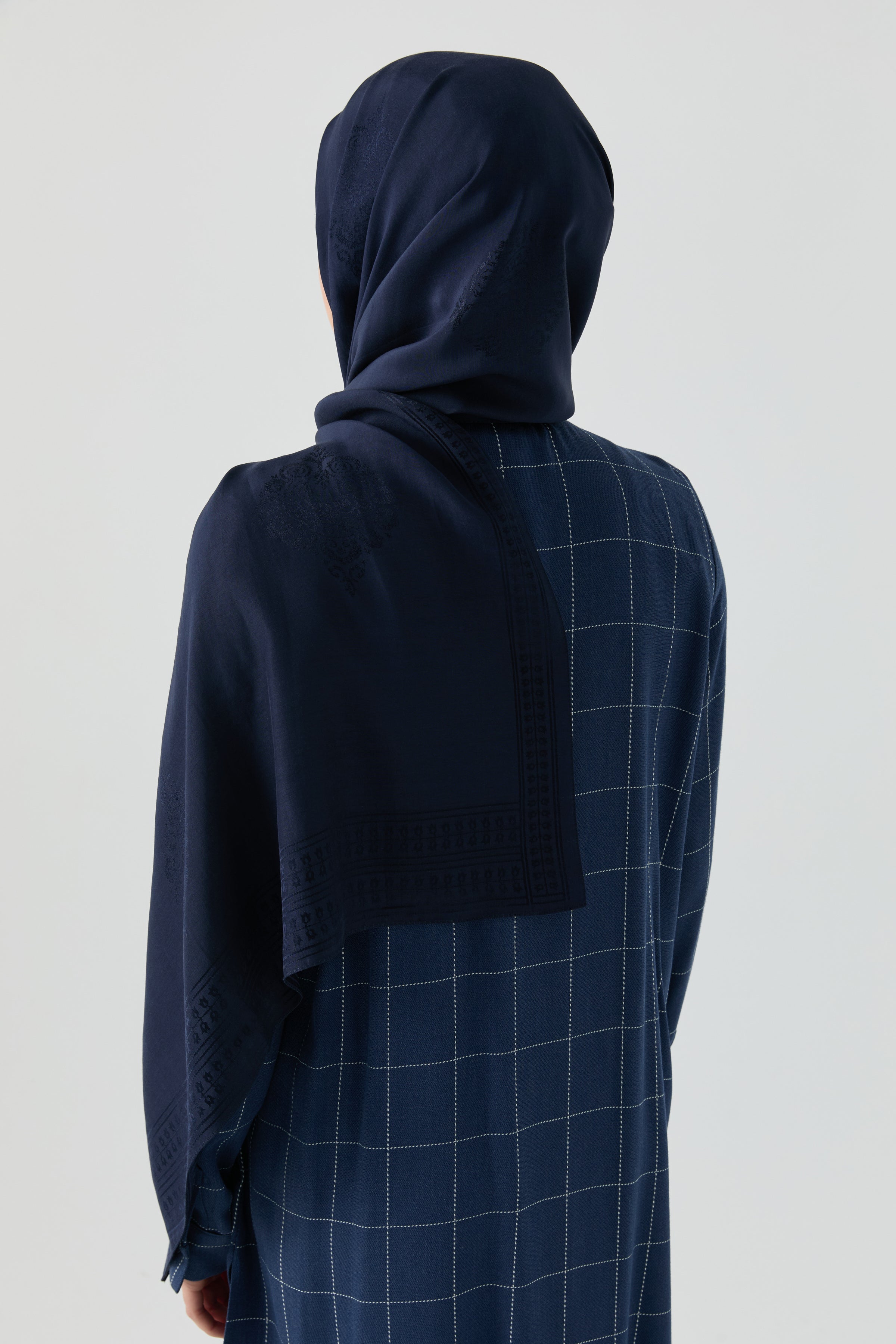 Füruzan Jakar Şal - Lacivert TUGBA