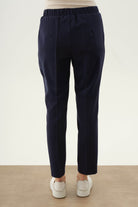 Bel Lastikli Havuç Pantolon - Lacivert TUGBA