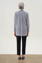 Bel Lastikli Havuç Pantolon - Lacivert TUGBA