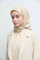 Şemse Twill İpek Eşarp - Açık Yeşil TUĞBA