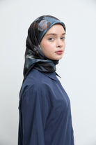 Firuze Twill İpek Eşarp - Acı Kahve TUĞBA