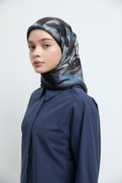 Firuze Twill İpek Eşarp - Acı Kahve TUĞBA