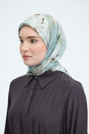 Rüya Lyocell Karışım Natural Eşarp - Mint TUĞBA