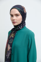 Lalin Natural Şal - Lacivert TUĞBA