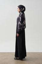 Kuşaklı Pile Detaylı Pardesü - Siyah TUGBA