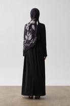 Kuşaklı Pile Detaylı Pardesü - Siyah TUGBA