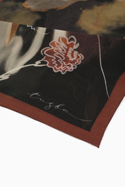 Sükun 100% Cotton Scarf - Black