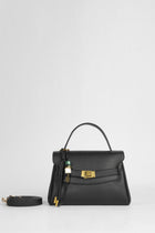 Charmed Flap Handbag - Black