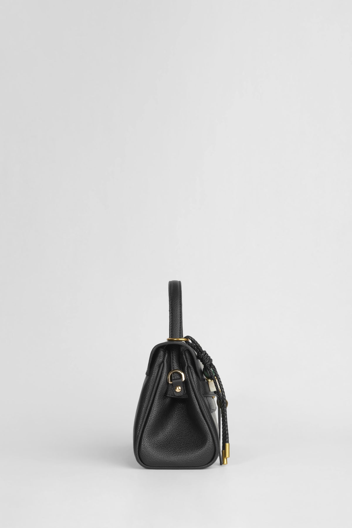 Charmed Flap Handbag - Black