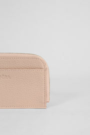 Genuine Napa Leather Card Holder Wallet - Pink