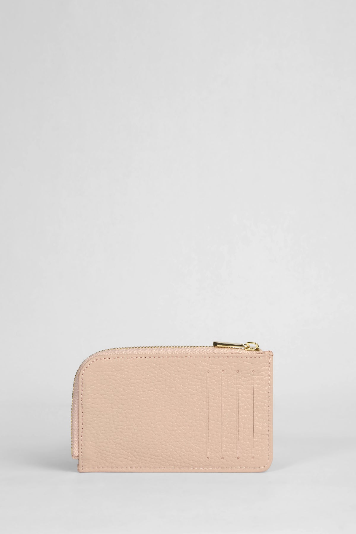 Genuine Napa Leather Card Holder Wallet - Pink
