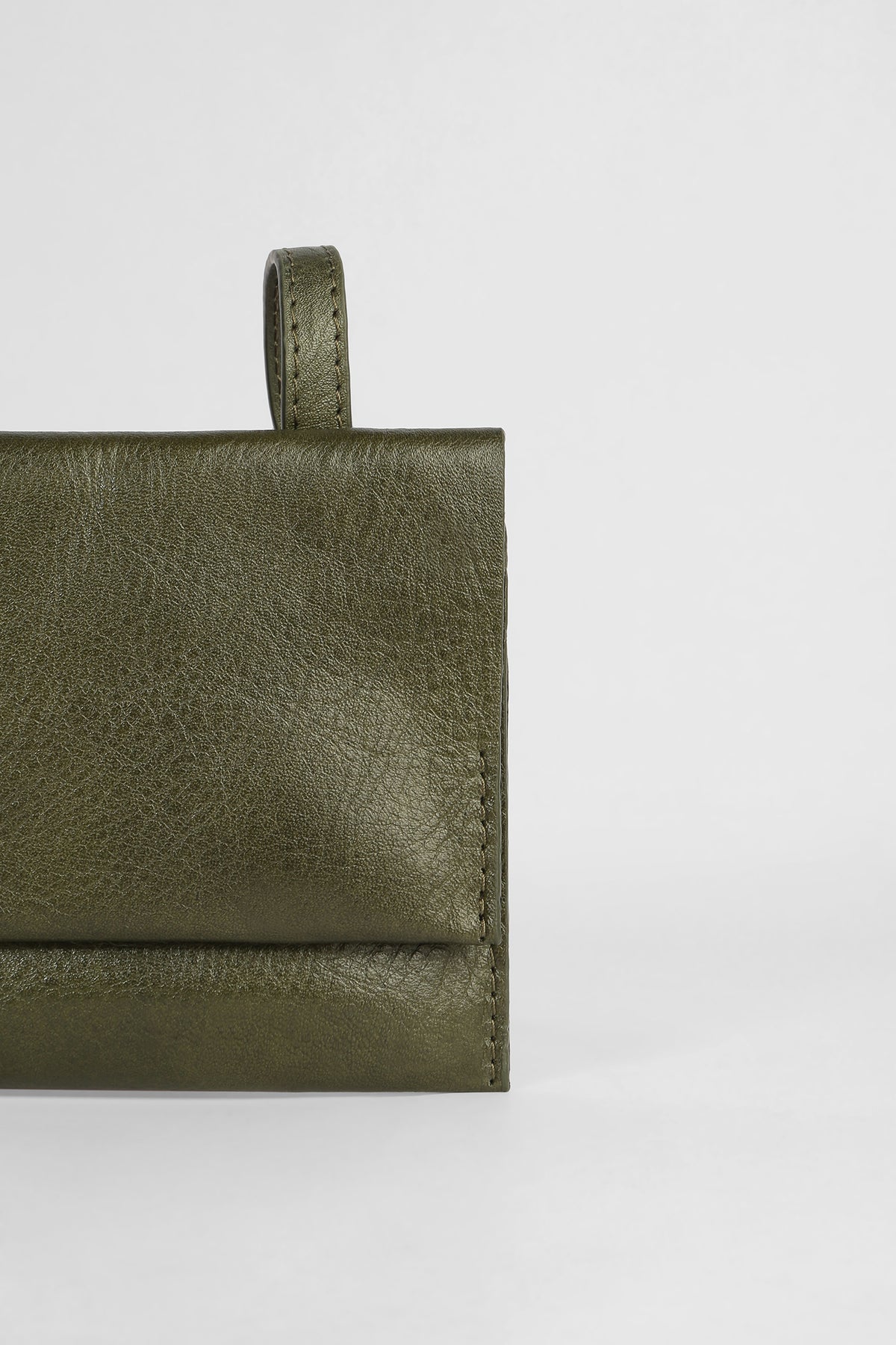 Genuine Napa Leather Wallet Bag - Green