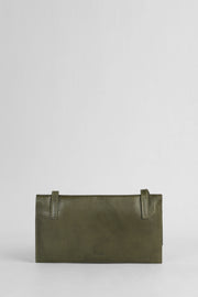 Genuine Napa Leather Wallet Bag - Green