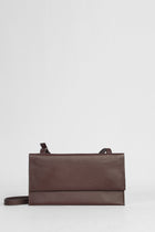 Genuine Napa Leather Wallet Bag - Burgundy