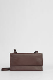 Genuine Napa Leather Wallet Bag - Burgundy