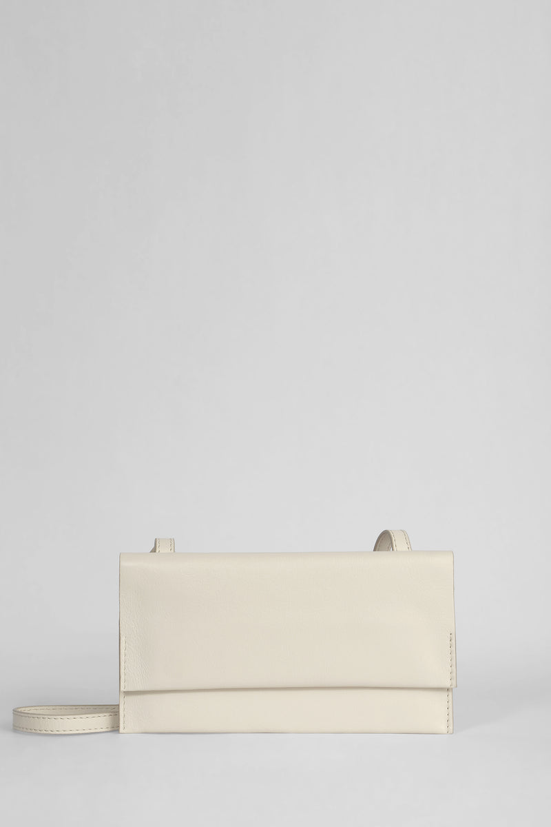 Genuine Napa Leather Wallet Bag - White