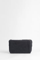 Genuine Suede Leather Shoulder Bag - Navy Blue