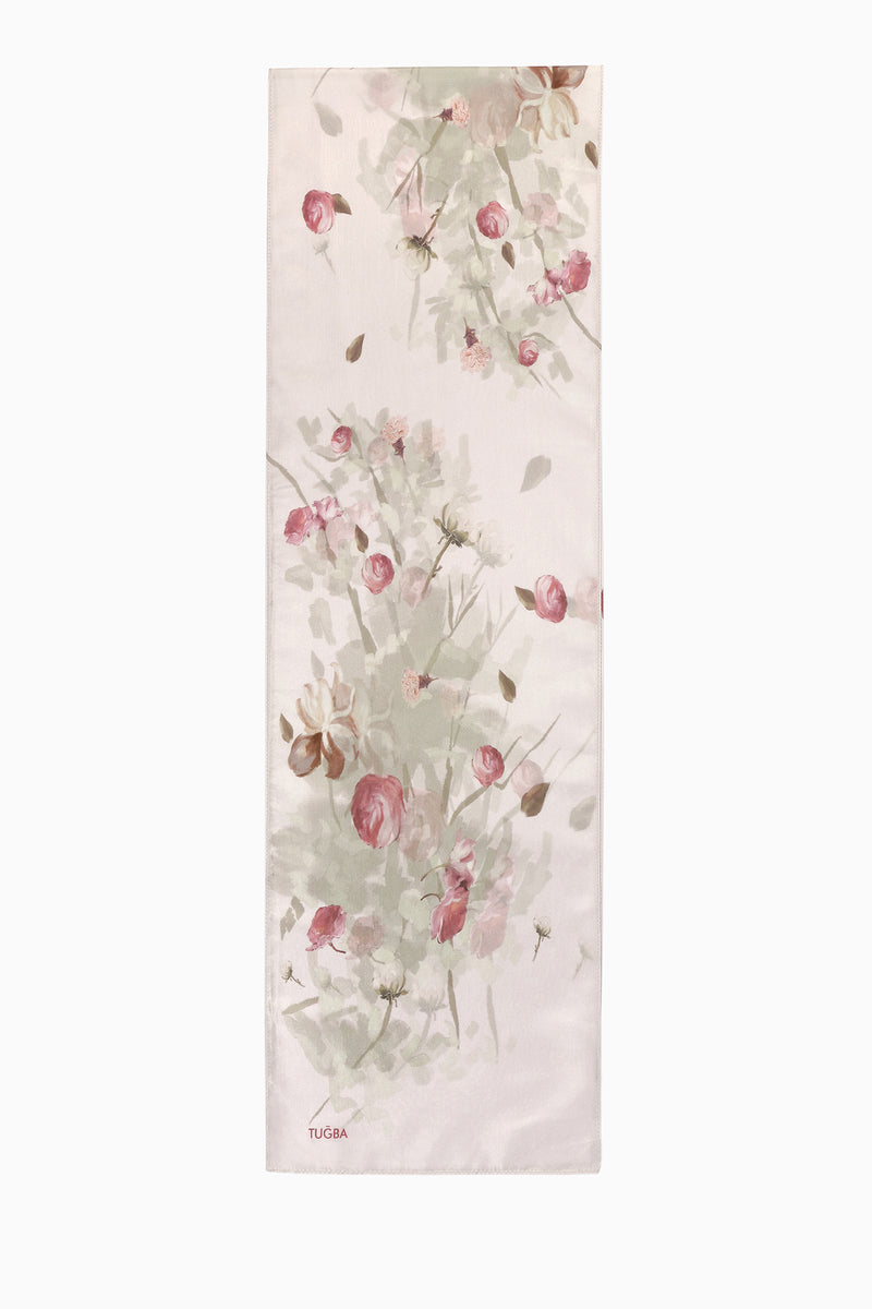 Afitab 100% Voile Silk Scarf - Lilac