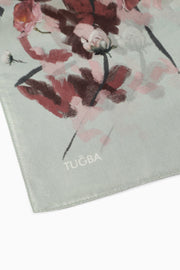 Afitab 100% Voile Silk Scarf - Turquoise