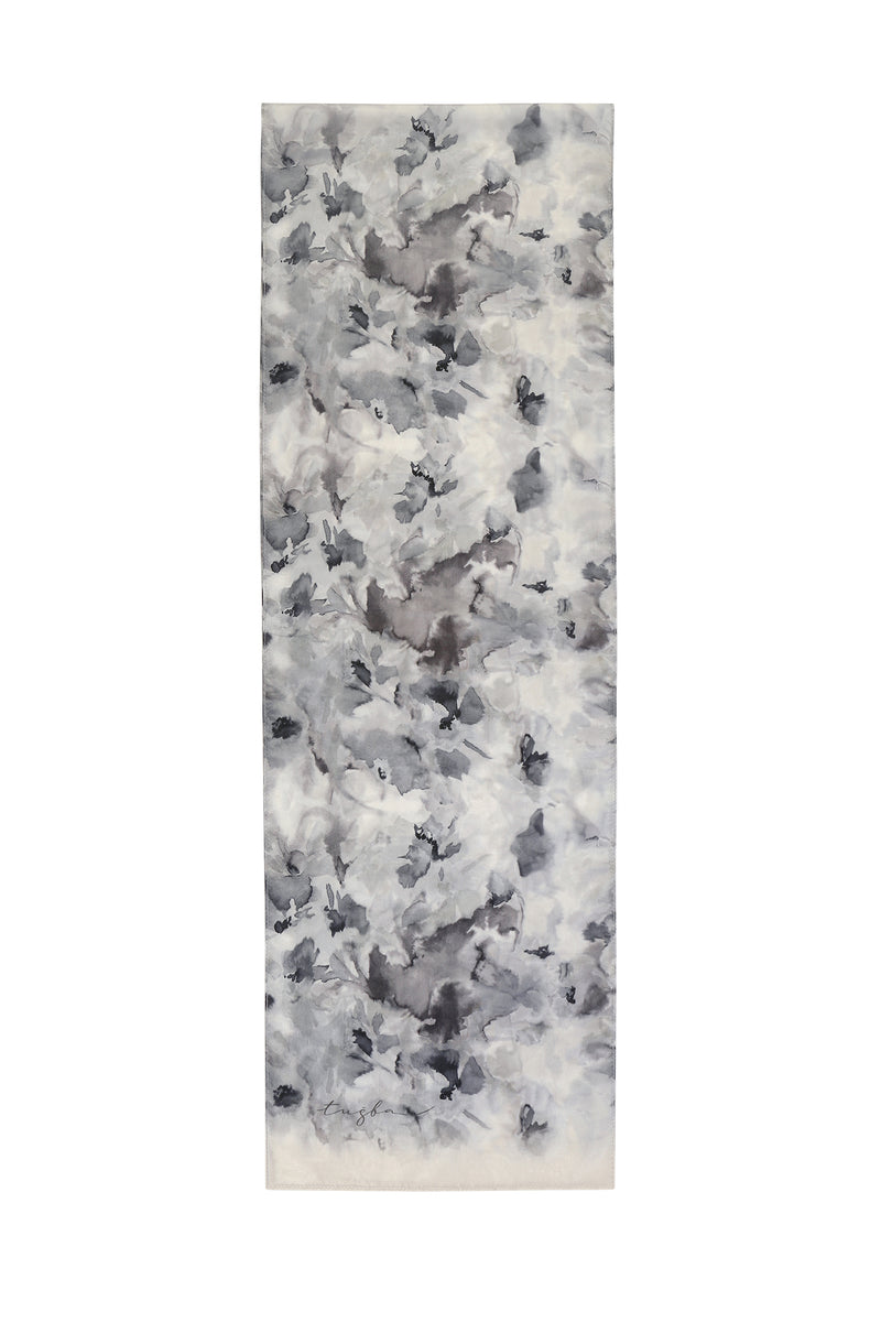 Bahar 100% Silk Scarf - Light Blue