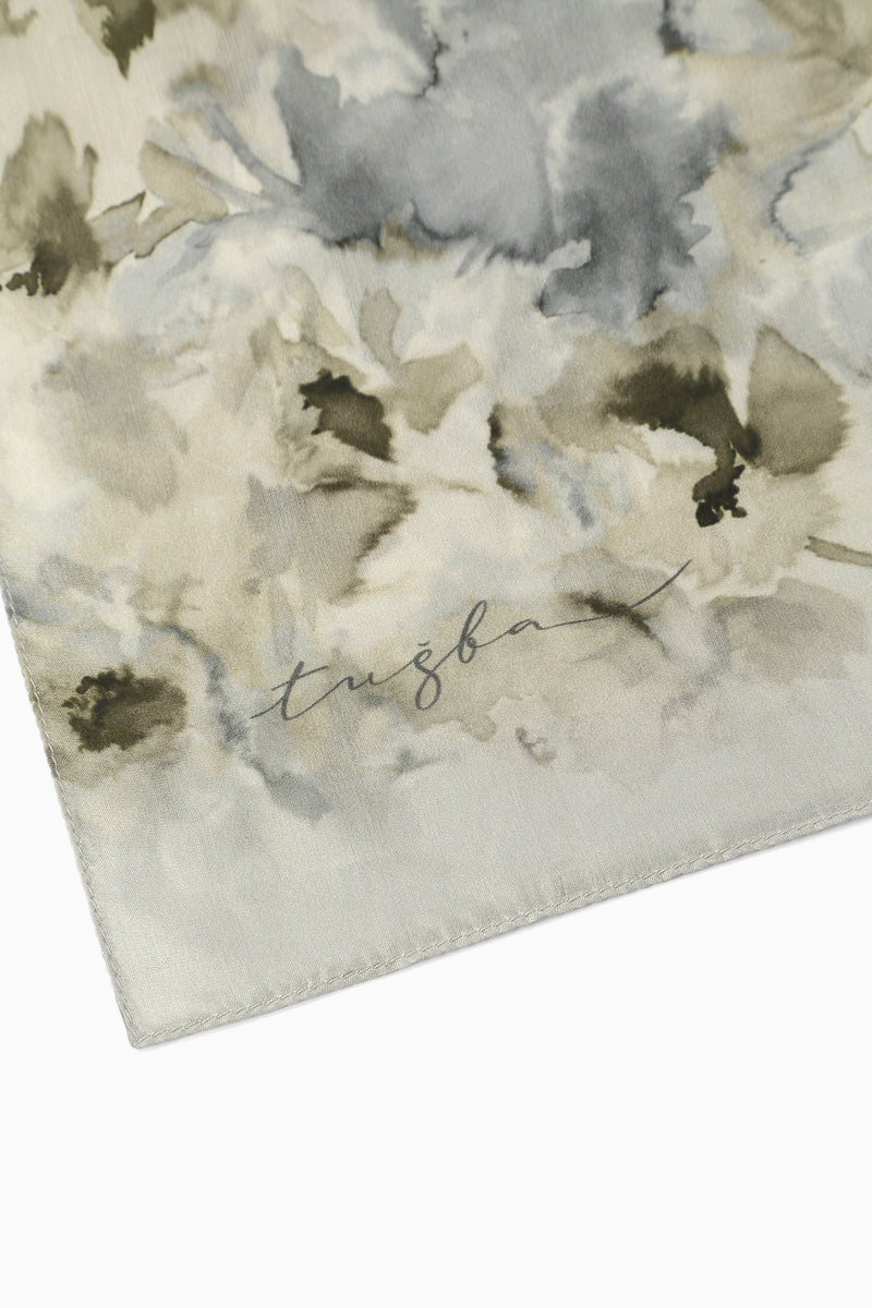 Bahar 100% Silk Scarf - Mint
