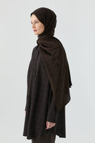 Nevgül Jakar Naturel Şal - Acı Kahve TUGBA