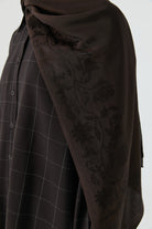 Nevgül Jakar Naturel Şal - Acı Kahve TUGBA